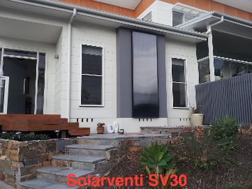 Solar home heating and ventilation